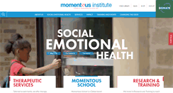 Desktop Screenshot of momentousinstitute.org